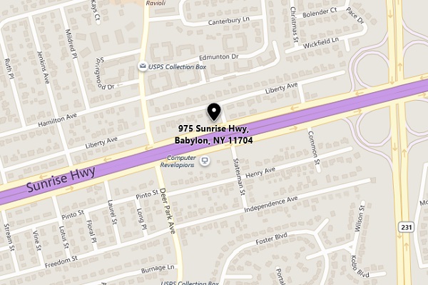 West Babylon Map